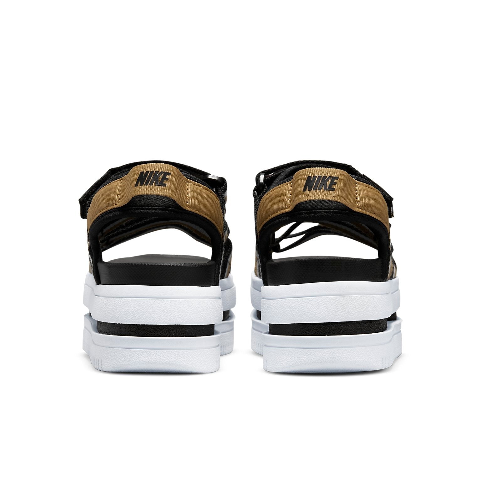 (WMNS) Nike Icon Classic Sports Black Brown Sandals 'Black Brown' DH0223-002 - 5