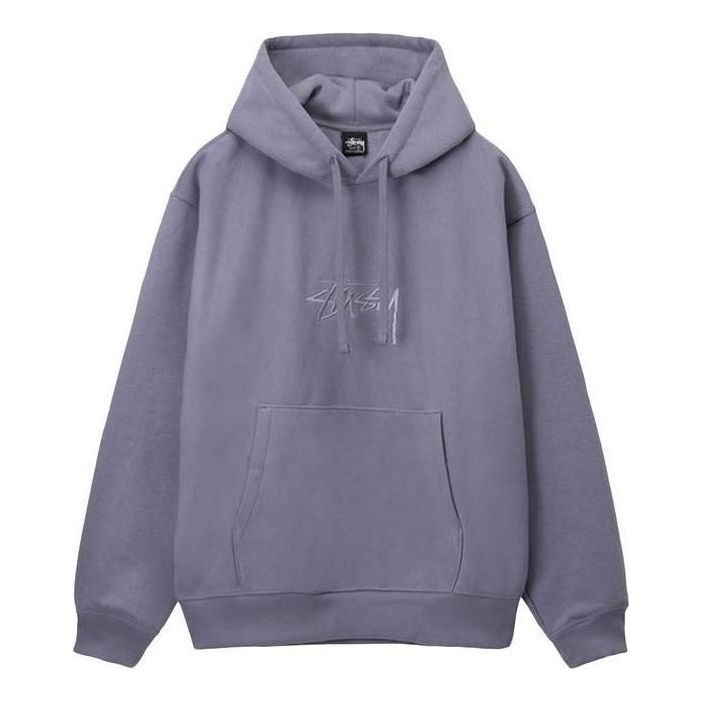 Stussy Stock Logo Applique Hoodie 'Mauve' 118475-MAUV - 1