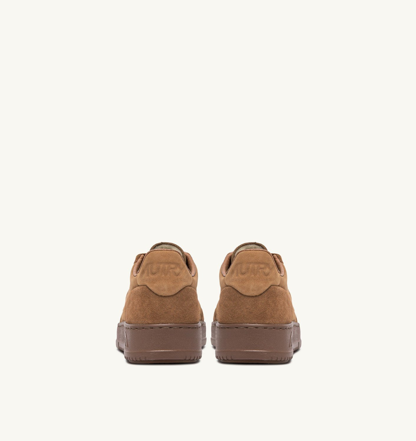 MEDALIST LOW SNEAKERS IN BROWN SUGAR NUBUCK LEATHER AND SUEDE - 4
