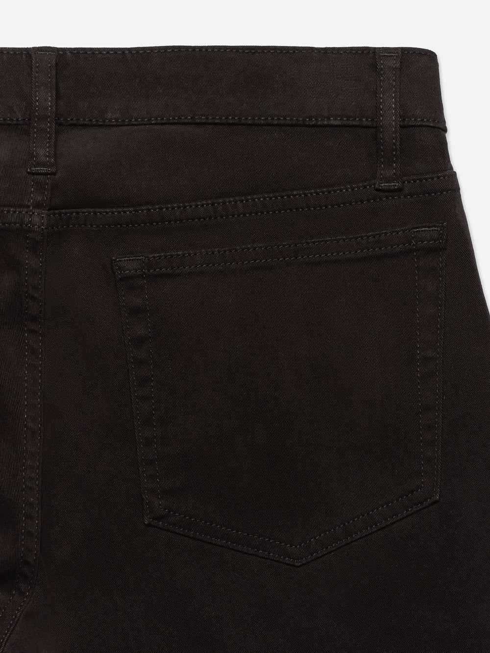 L'Homme Slim Brushed Twill in Washed Black - 2