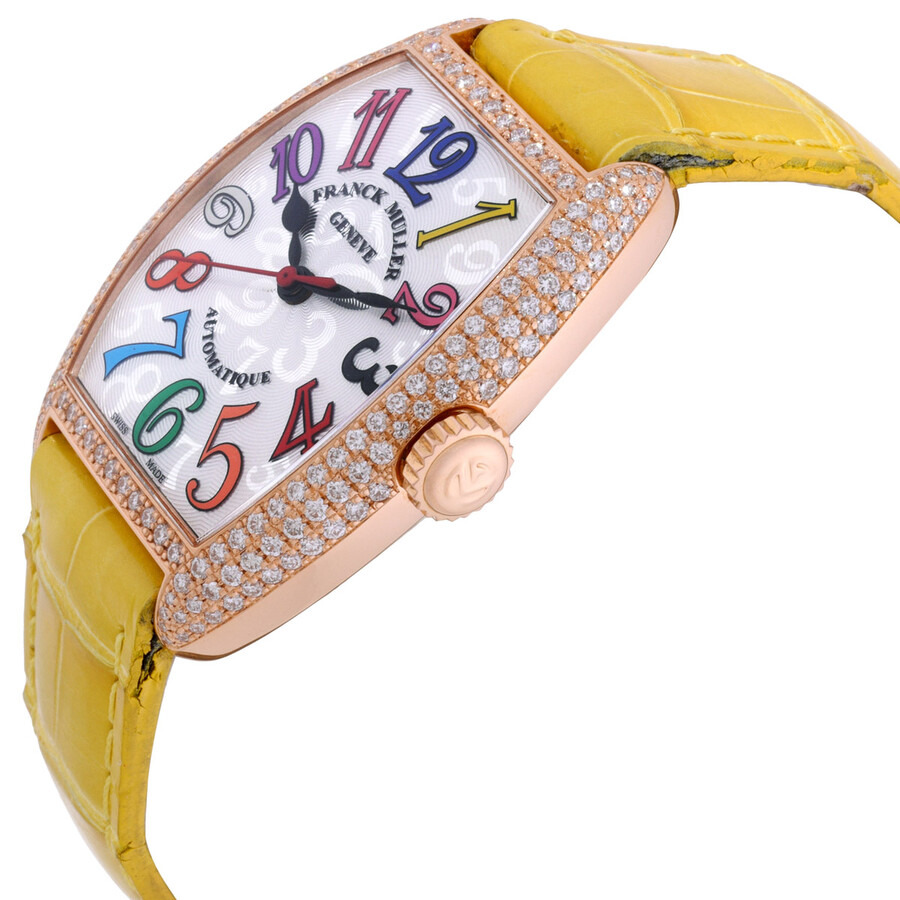 Franck Muller Curvex Automatic Diamond Silver Dial Ladies Watch 7500 SC AT FO COL DR D 5N - 2