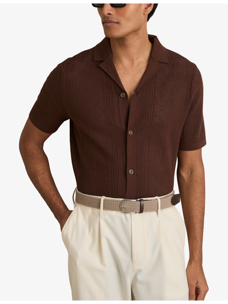 REISS Elmont Woven Belt outlook