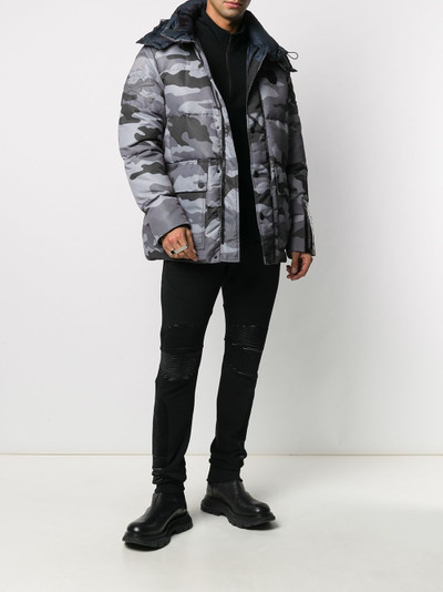 PHILIPP PLEIN camouflage print puffer coat outlook