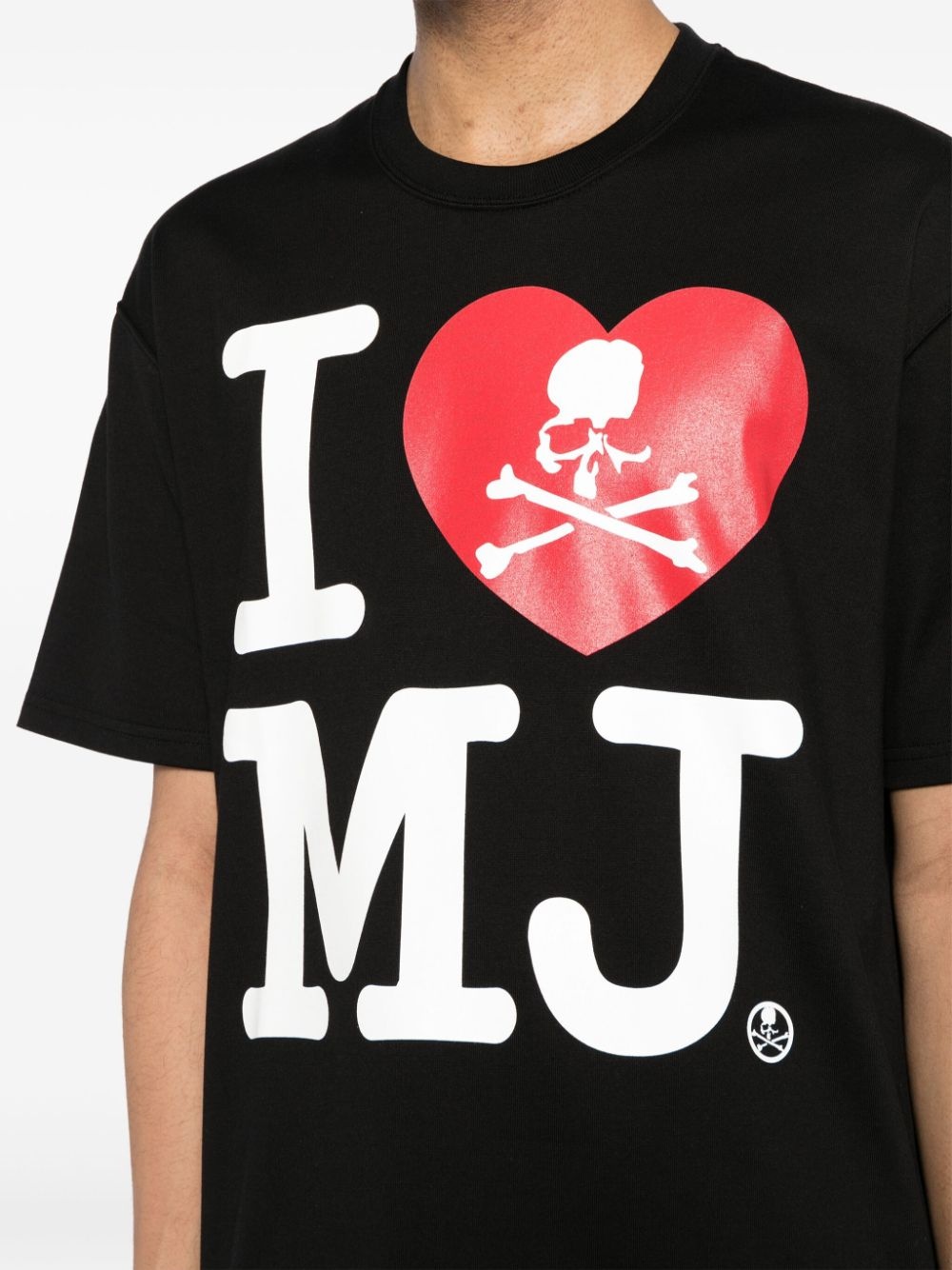 I Love MJ-print cotton T-shirt - 5