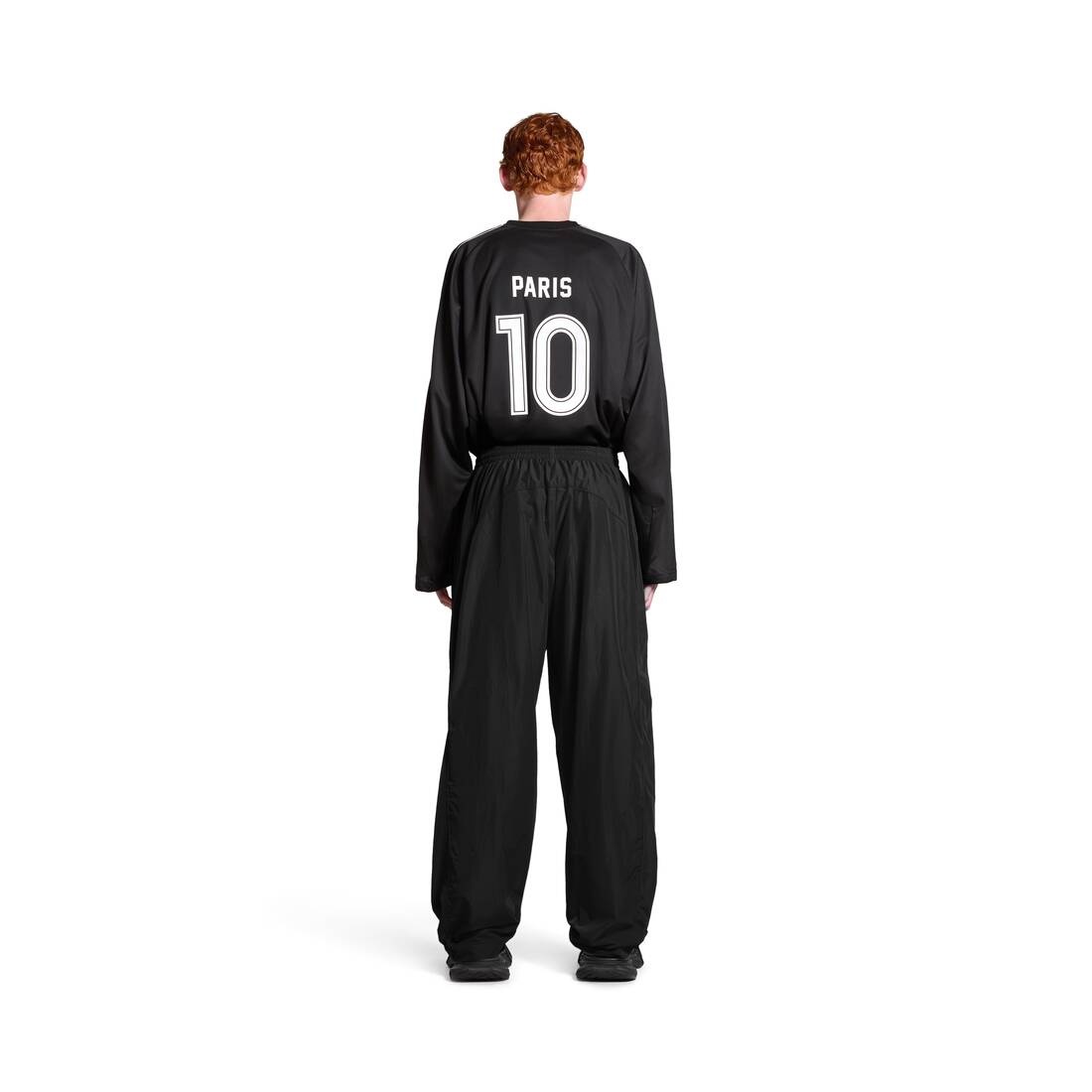 Men's Soccer Tracksuit Pants in Black - 4