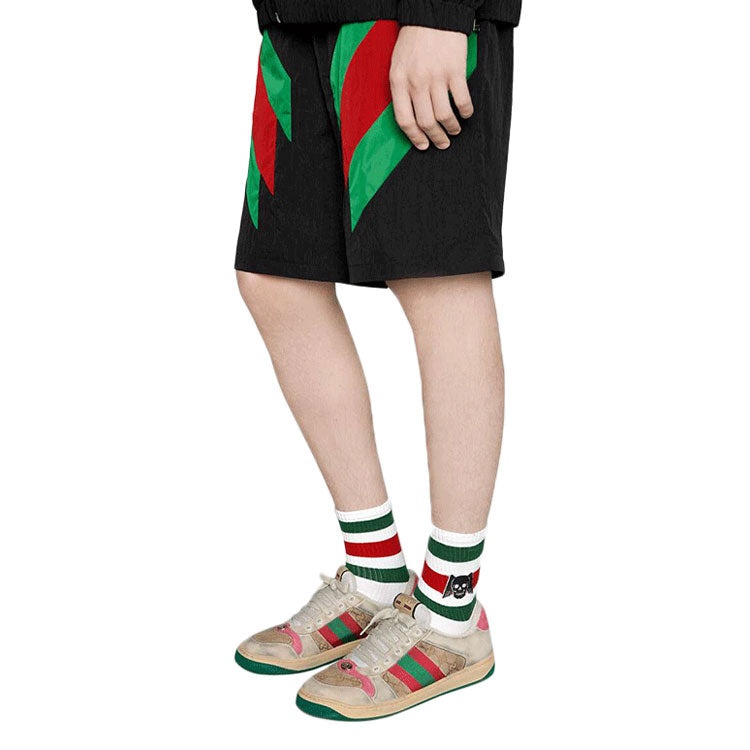 Gucci Flying Skull Embroidered Stockings For Men 1 Pack White 553123-4G490-9066 - 2