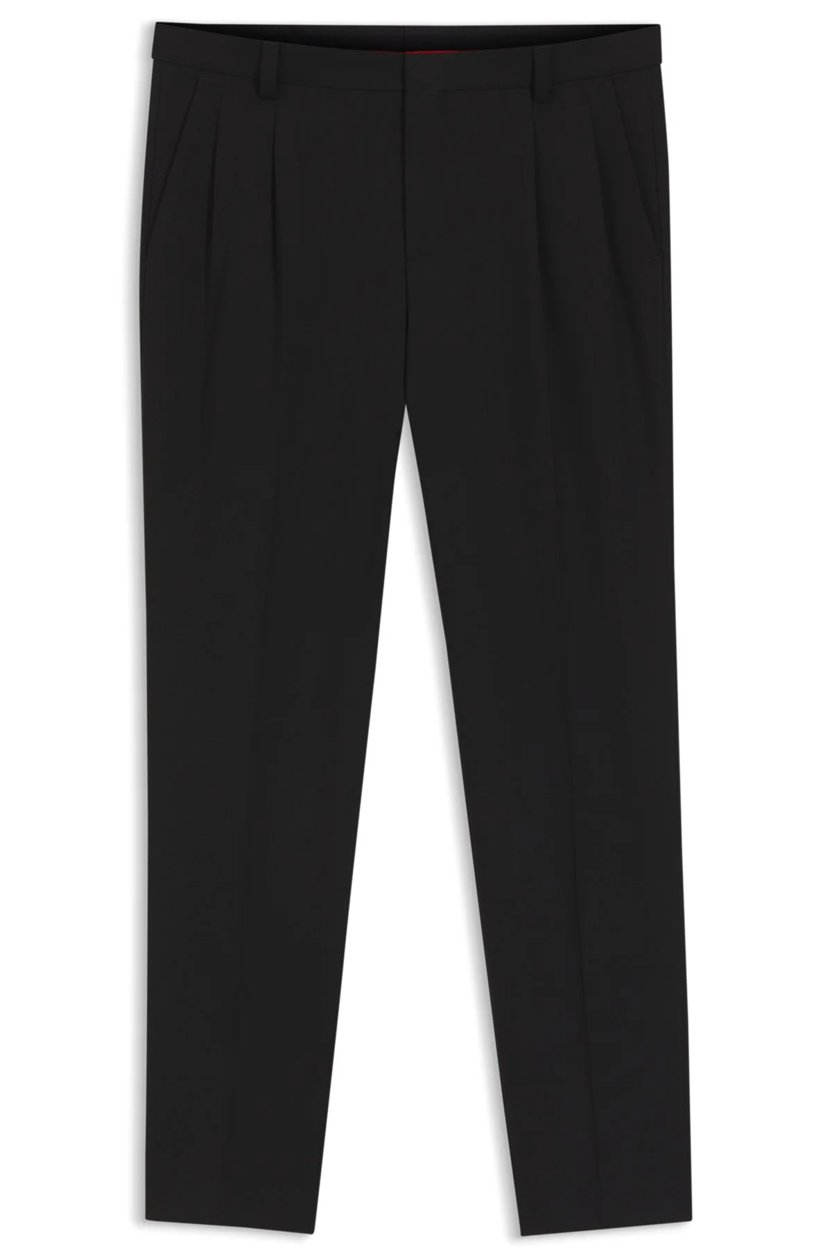 EXTRA-SLIM-FIT TROUSERS IN WOOL-BLEND TWILL - 1