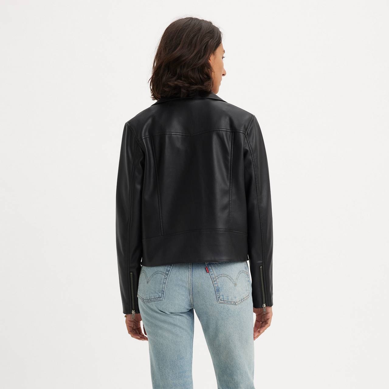 LELOU SHRUNKEN MOTO JACKET - 4