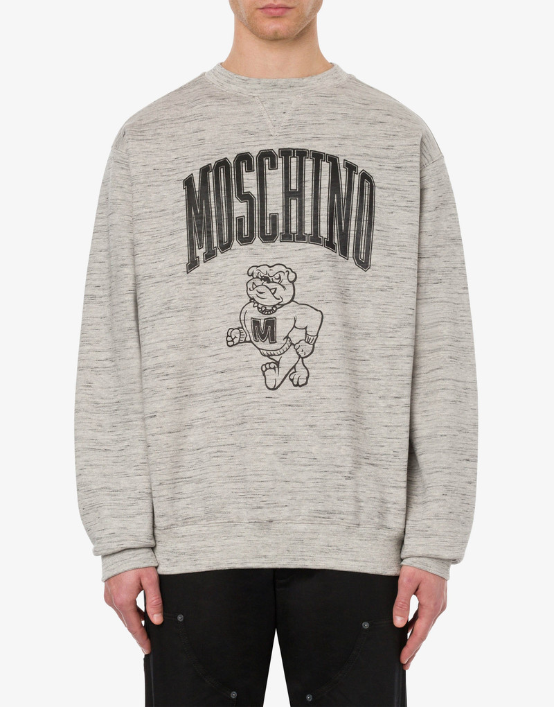Moschino MOSCHINO VARSITY COTTON SWEATSHIRT outlook