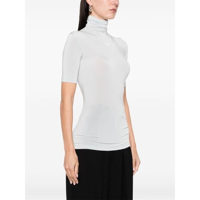 Logo turtleneck t-shirt - 3