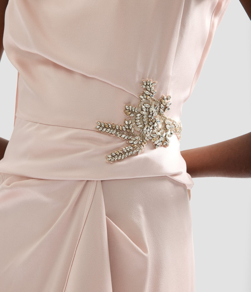 EMBELLISHED SATIN CADY GOWN 6