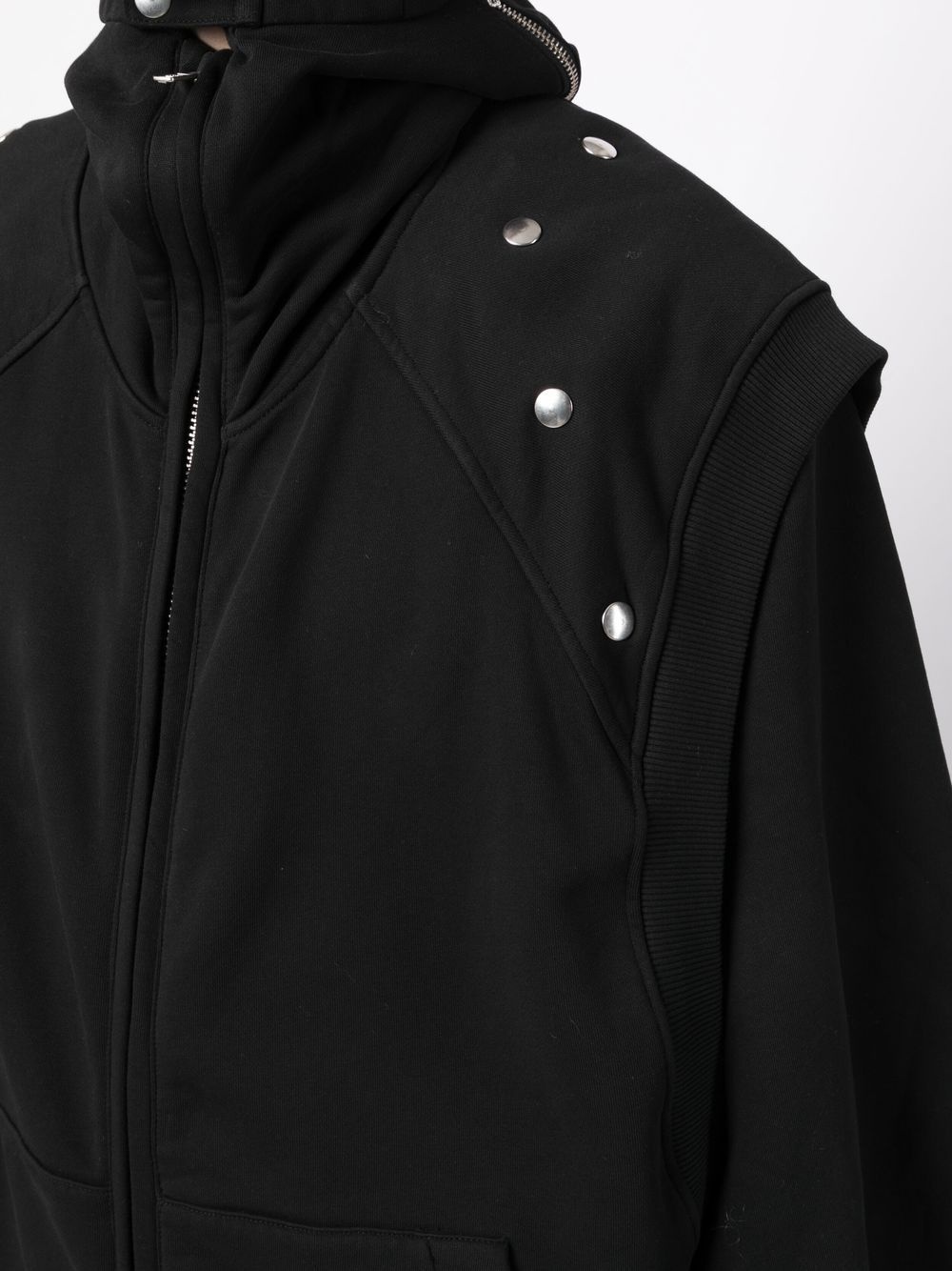 HOODED ZIPPED-UP JACKET - 3