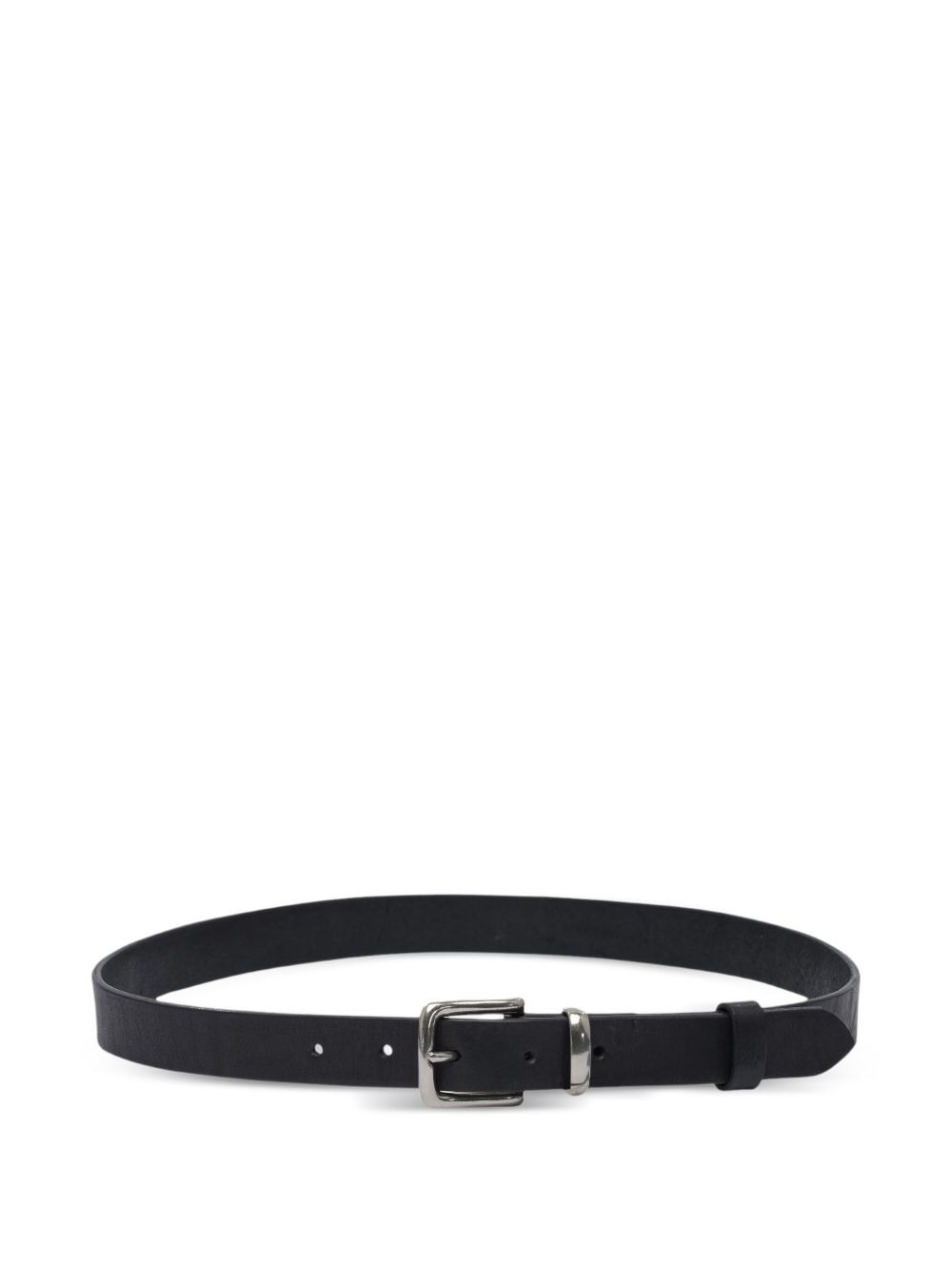 leather buckle belt - 1