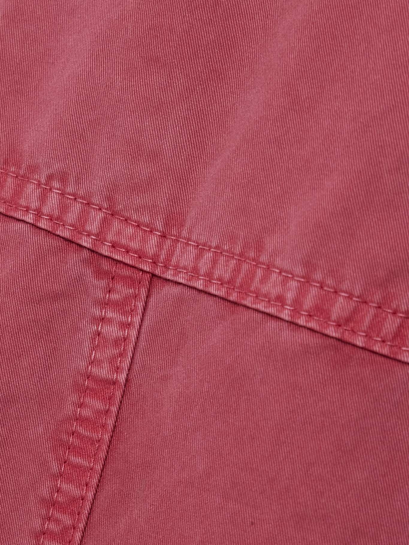 Cotton-twill straight-leg cargo pants Pink - 4
