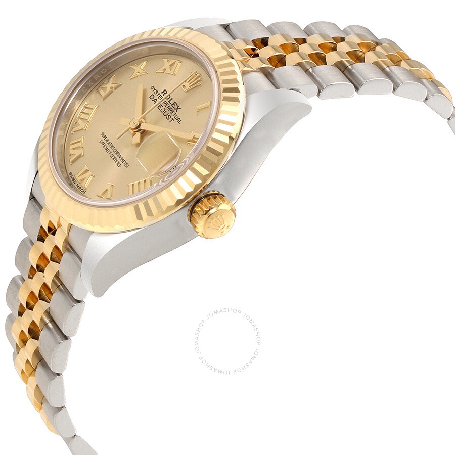 Pre-owned Rolex Lady Datejust Champagne Dial Ladies Watch 279173CRJ - 2