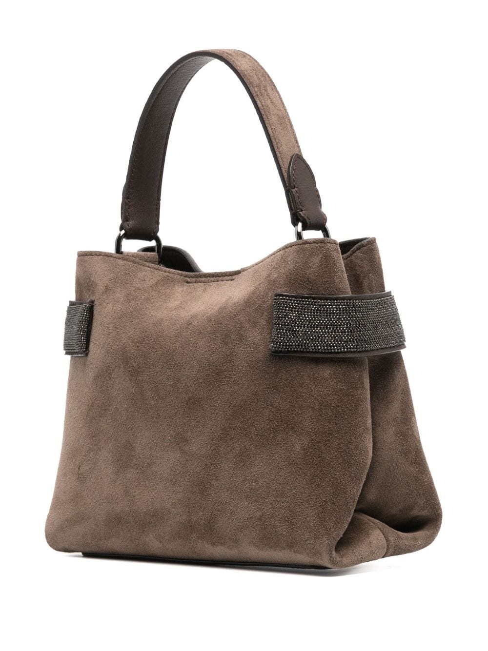 suede tote bag - 3