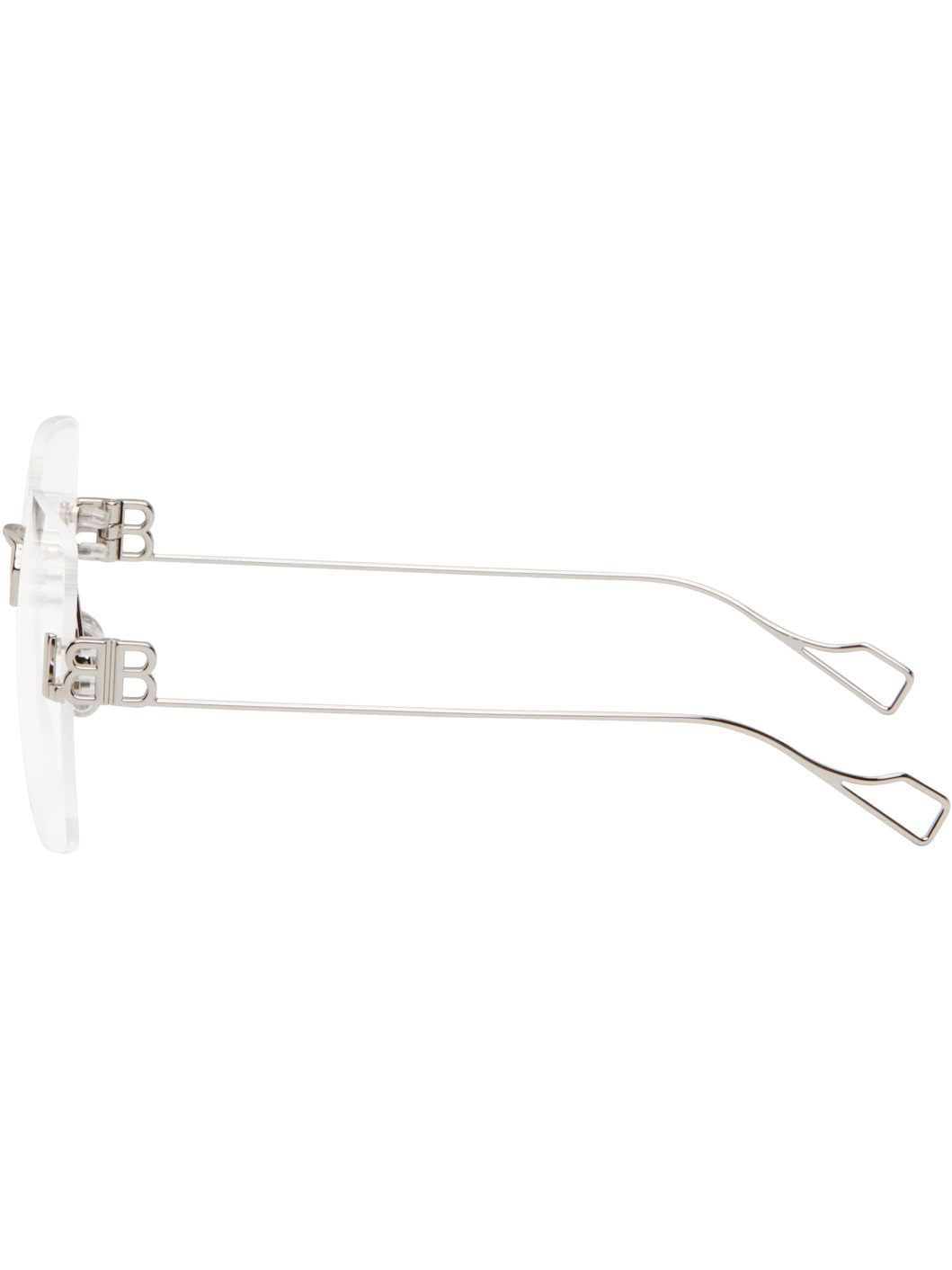 Silver Rimless Glasses - 3