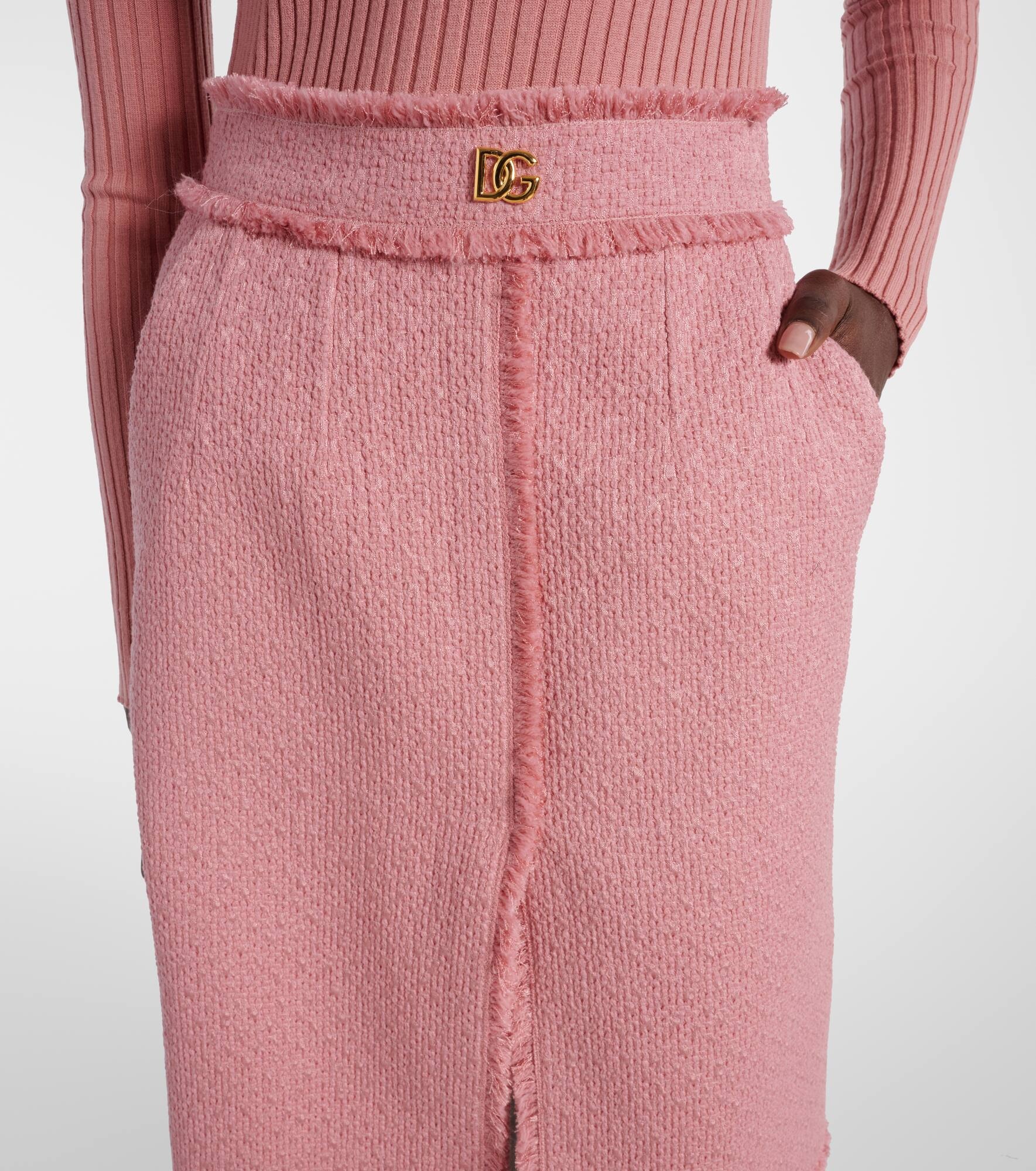 DG wool-blend skirt - 4