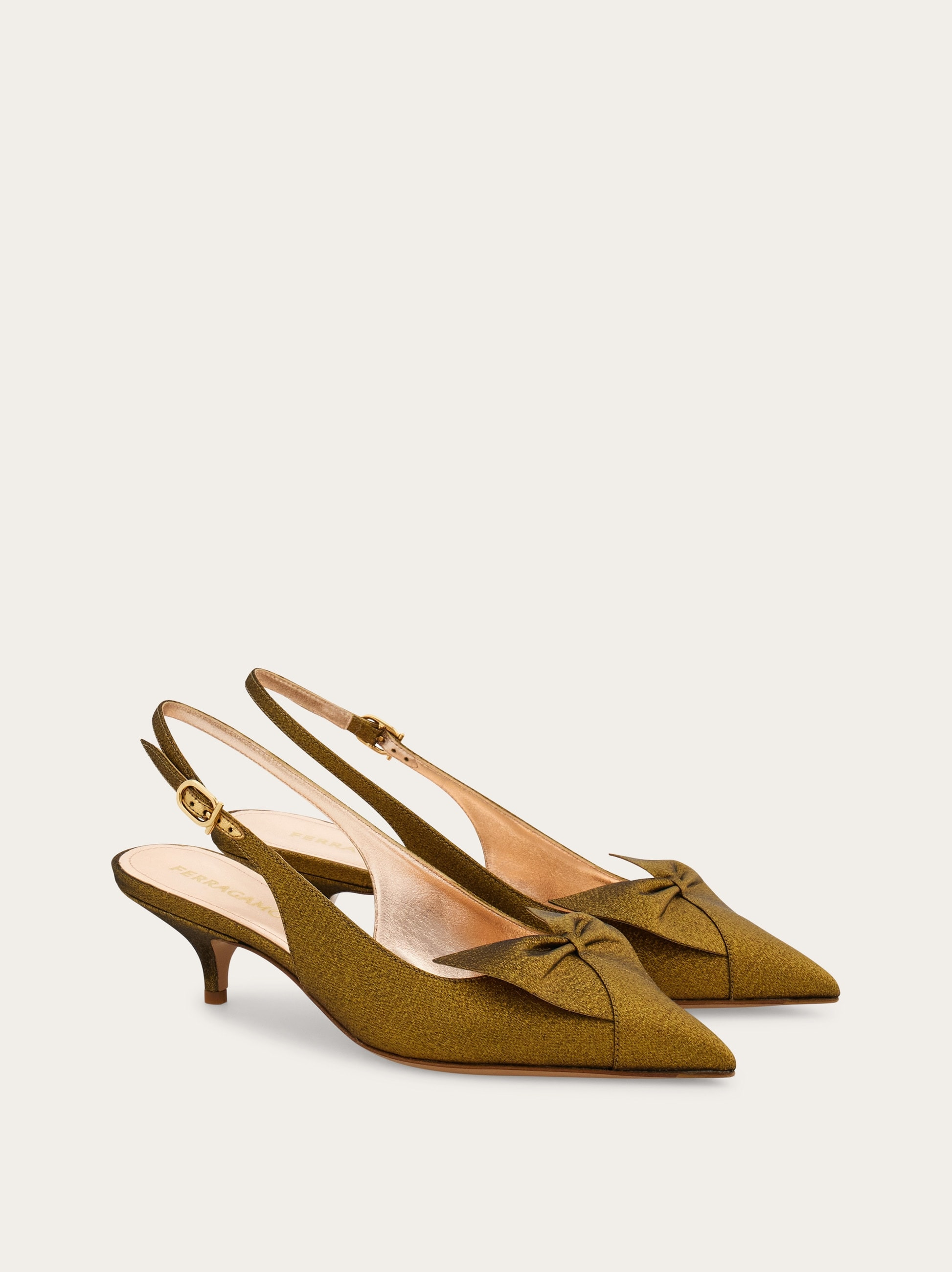 Bow slingback pump - 2