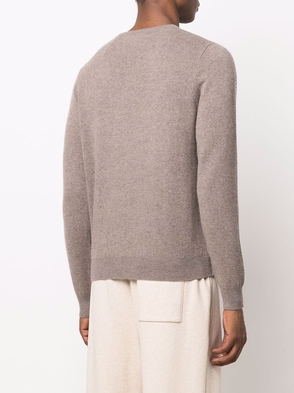 crew-neck knitted jumper - 5