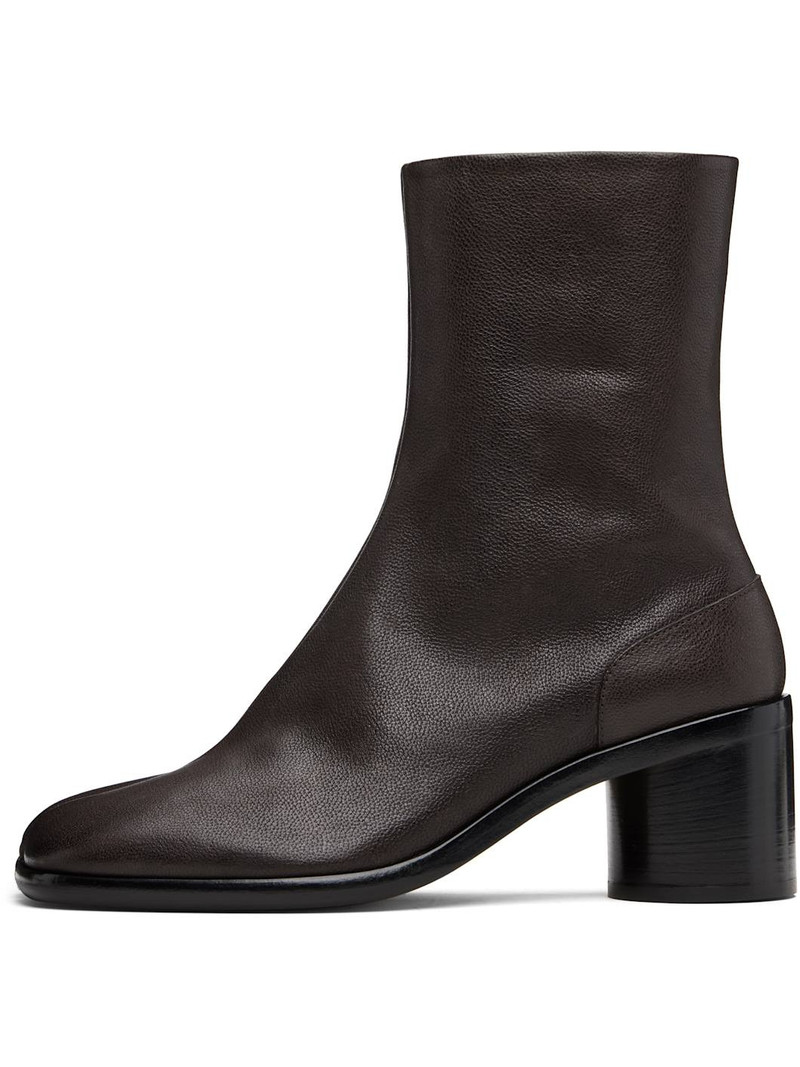 Brown Tabi Ankle Boots 3