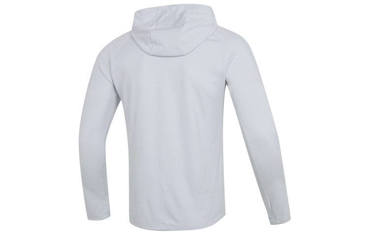 Men's Nike Solid Color Logo Loose Hooded Long Sleeves Gray DQ5052-043 - 2