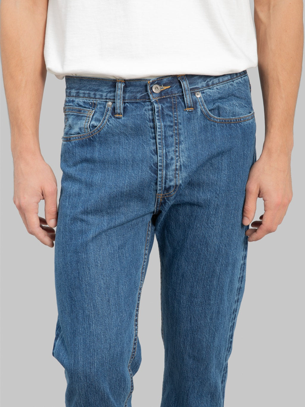 3sixteen CT-101xs Stonewashed Indigo Selvedge Classic Tapered Jeans (2024 Version) - 6