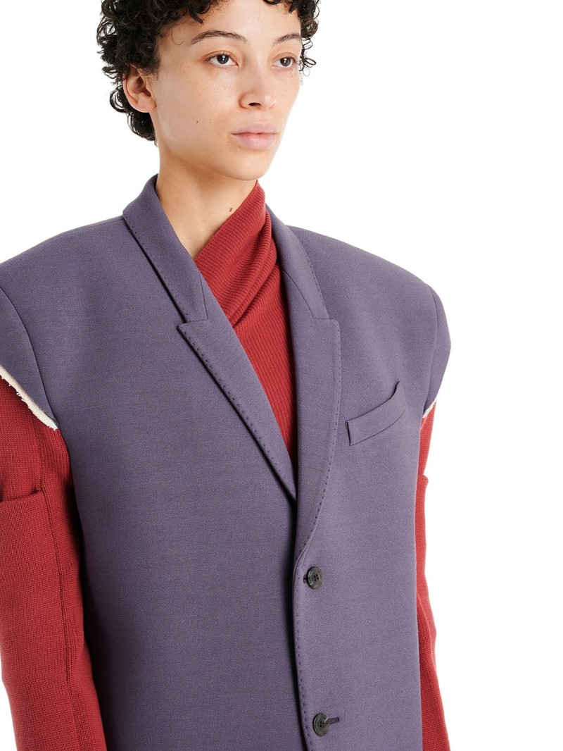 Jumbo Tatlin Coat in Purple 6