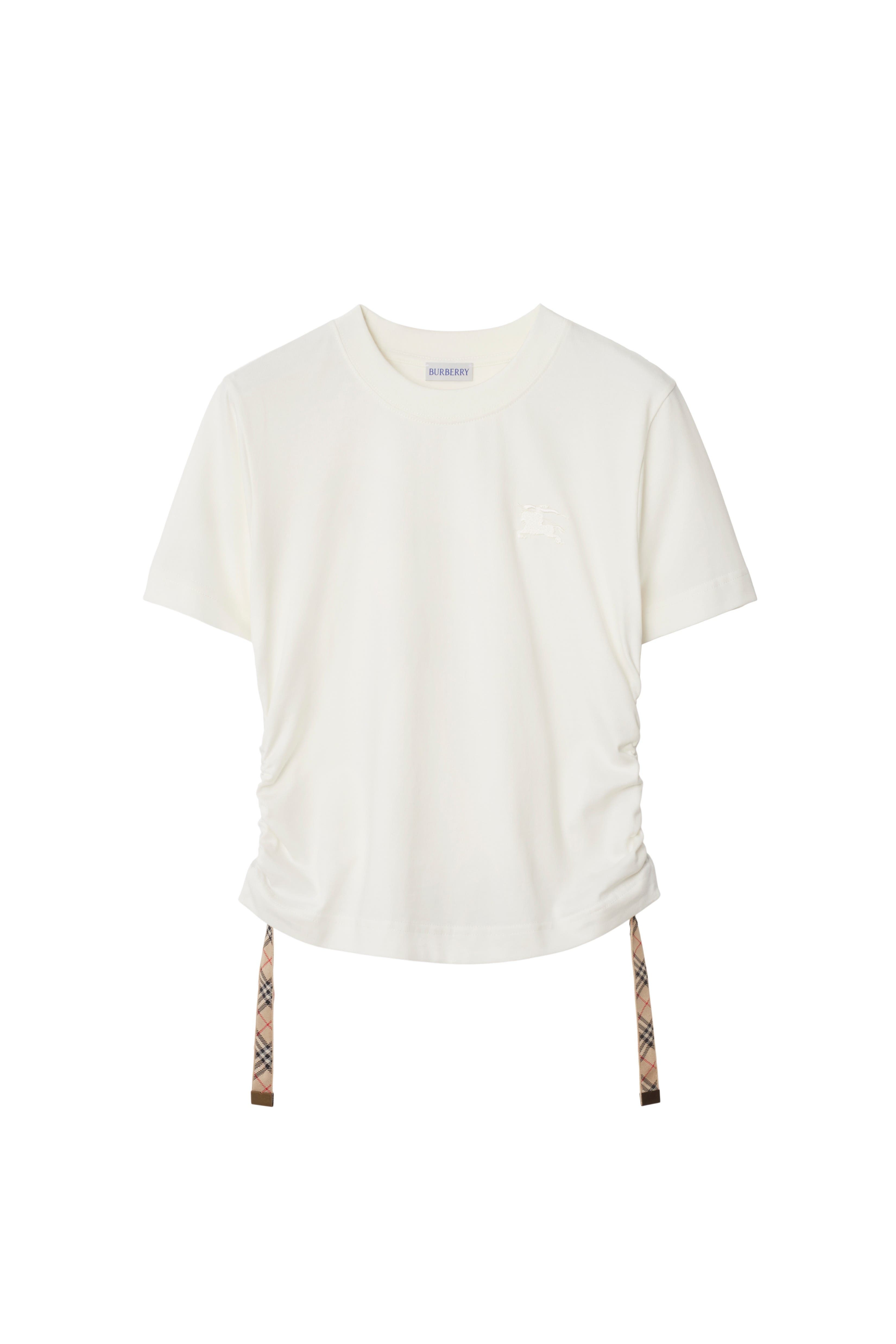 burberry Festival Cotton T-shirt in Chalk at Nordstrom - 4