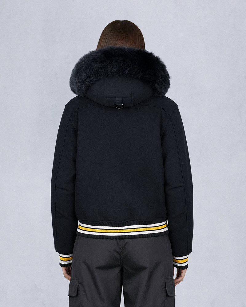 NHL X MOOSE KNUCKLES BRUINS BOMBER JACKET 4