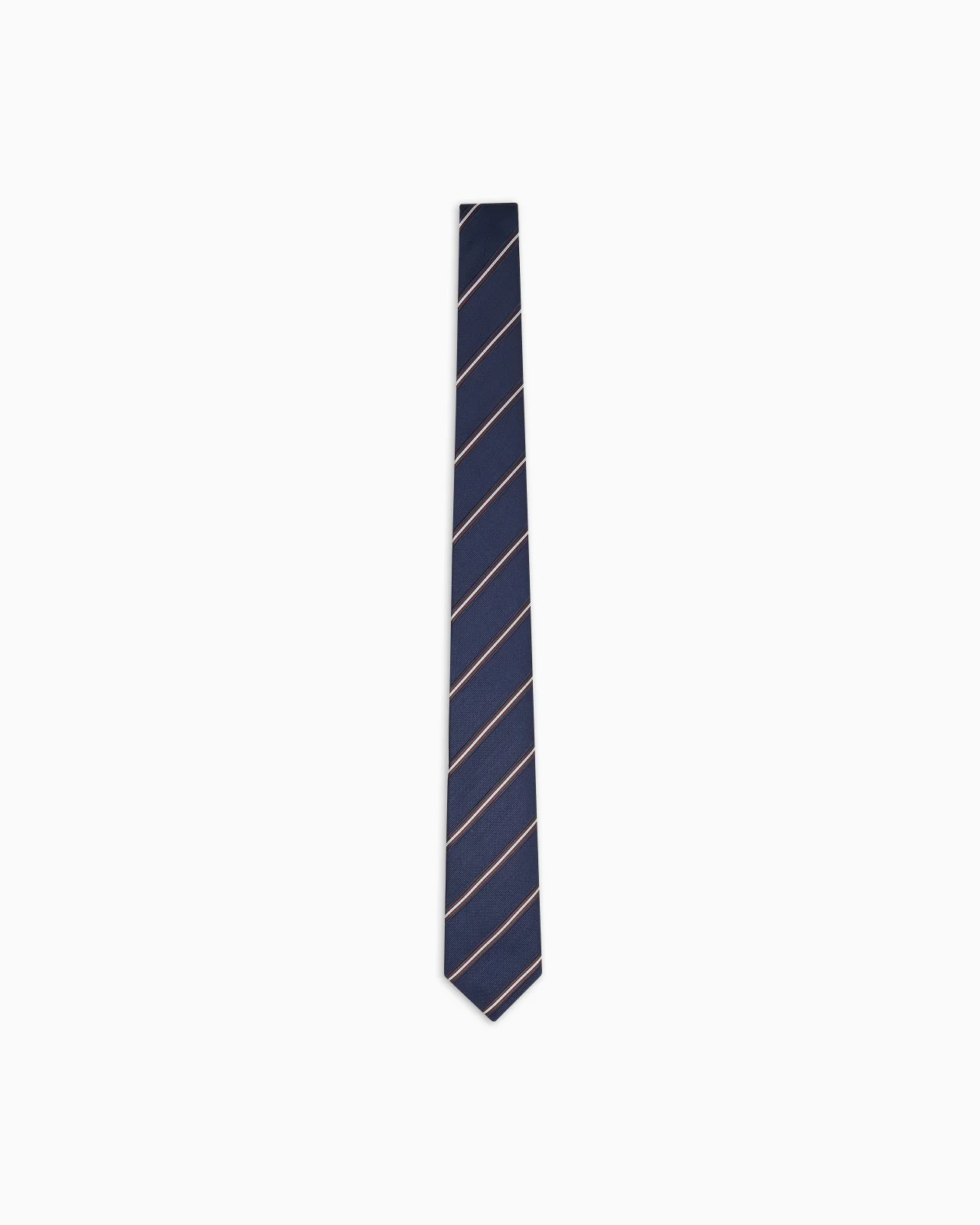 SILK REGIMENTAL JACQUARD TIE - 1