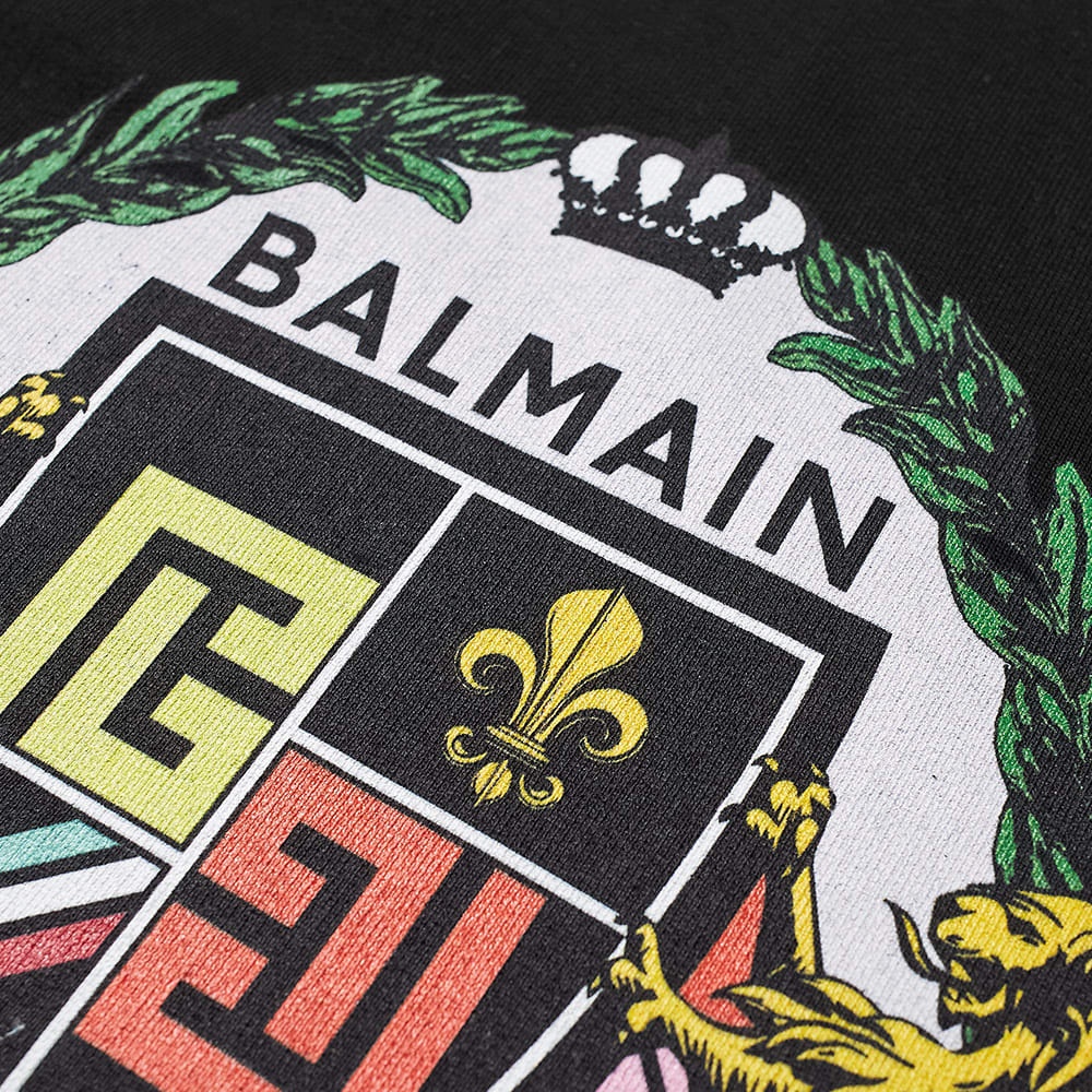 Balmain Crest Popover Hoody - 2