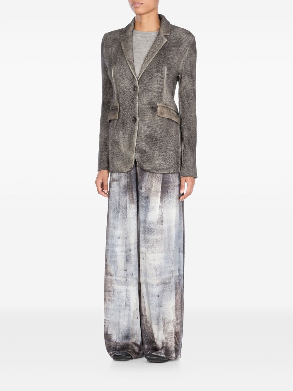 flap-pockets blazer - 2