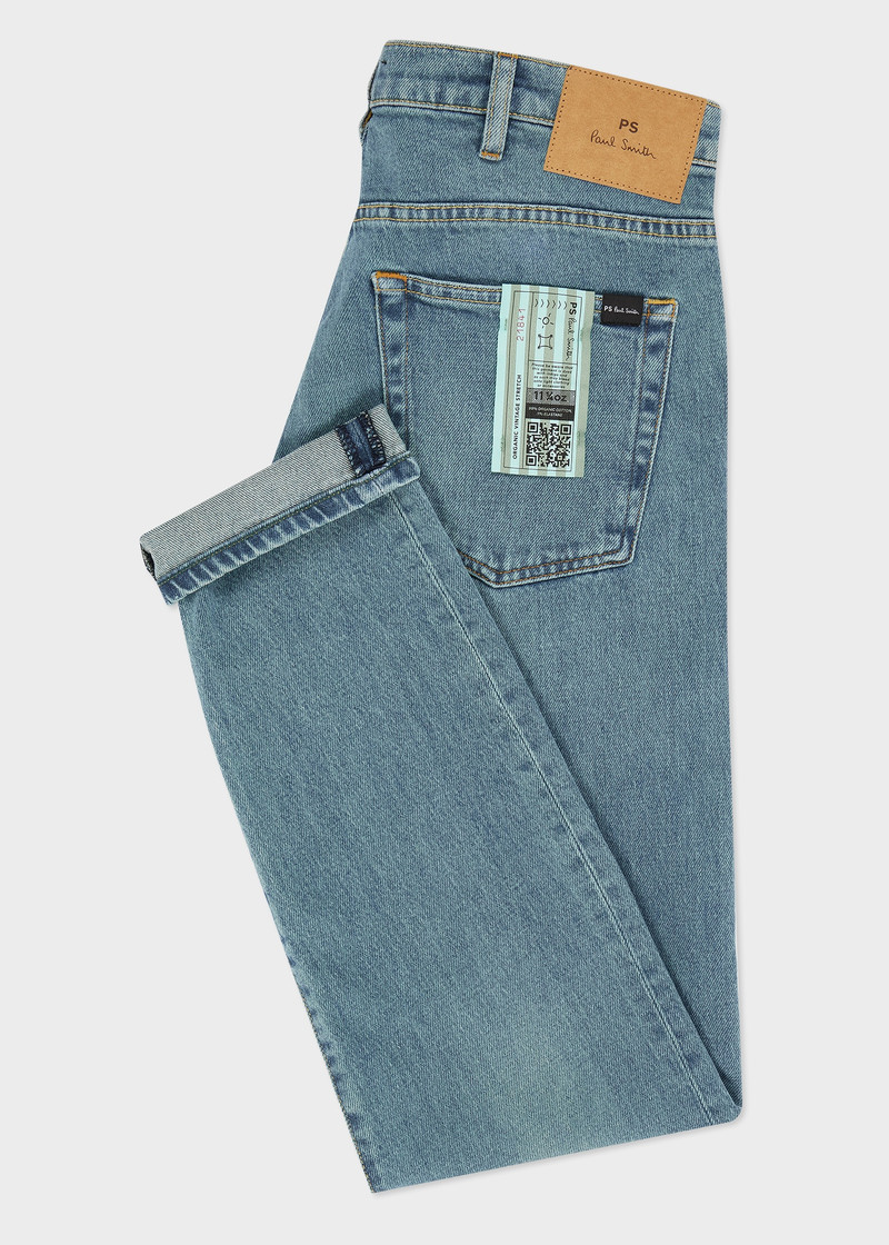 Paul Smith Tapered-Fit Antique Wash 'Organic Vintage Stretch' Jeans outlook