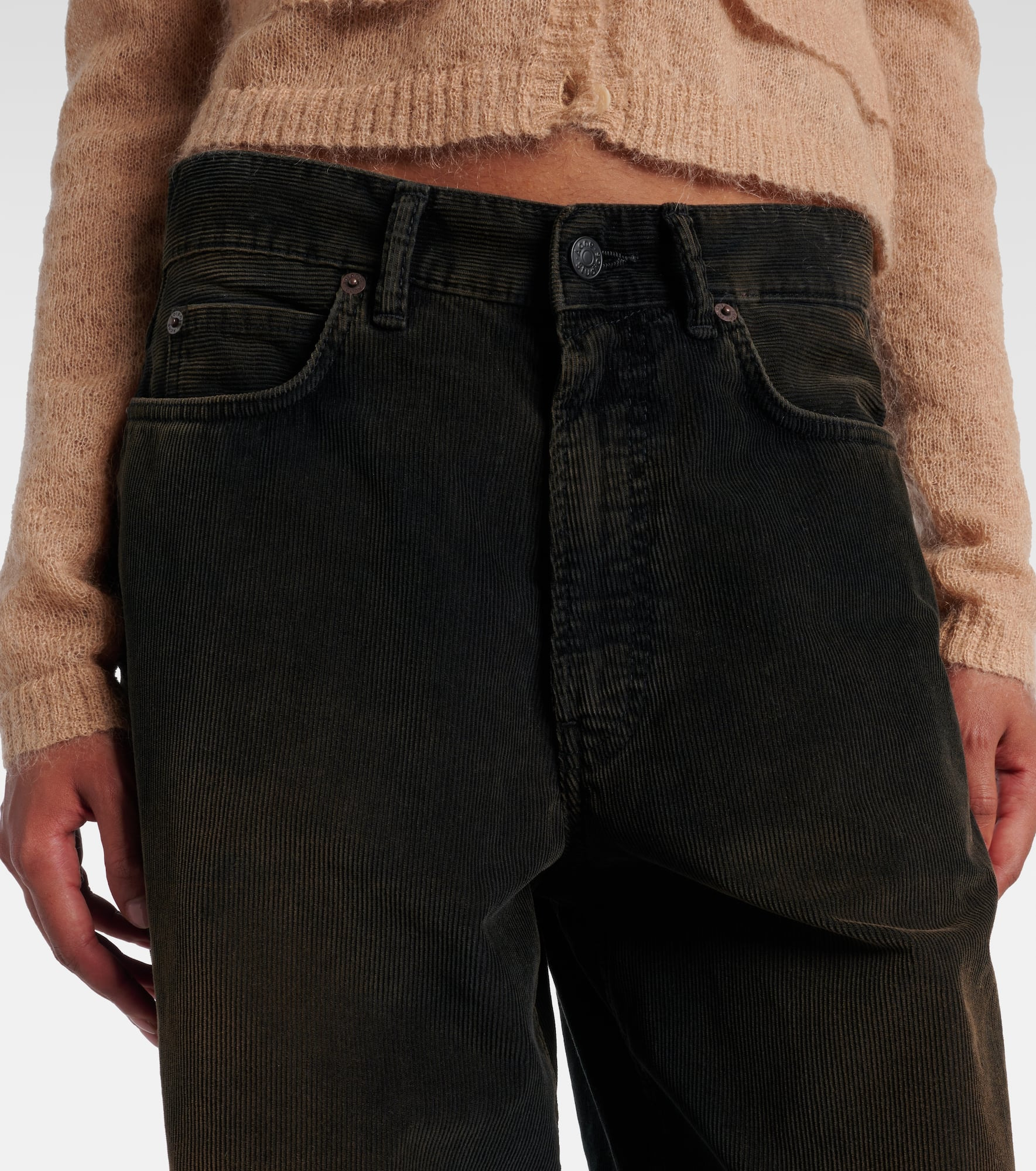 Mid-rise wide-leg jeans - 4