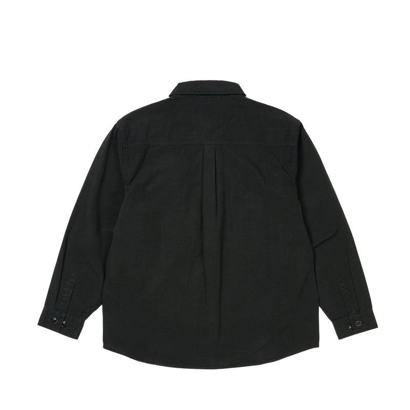 PALACE PALACE BARBOUR OFFICER SHIRT BLACK outlook