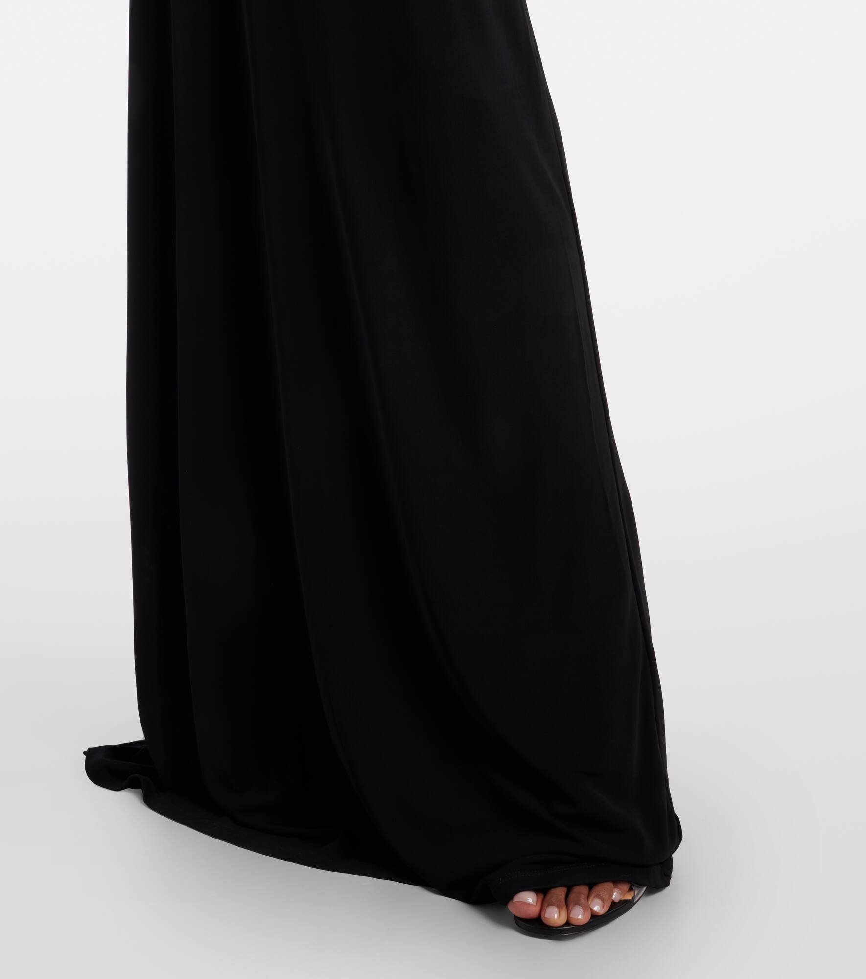 Arced Palm jersey maxi dress - 5