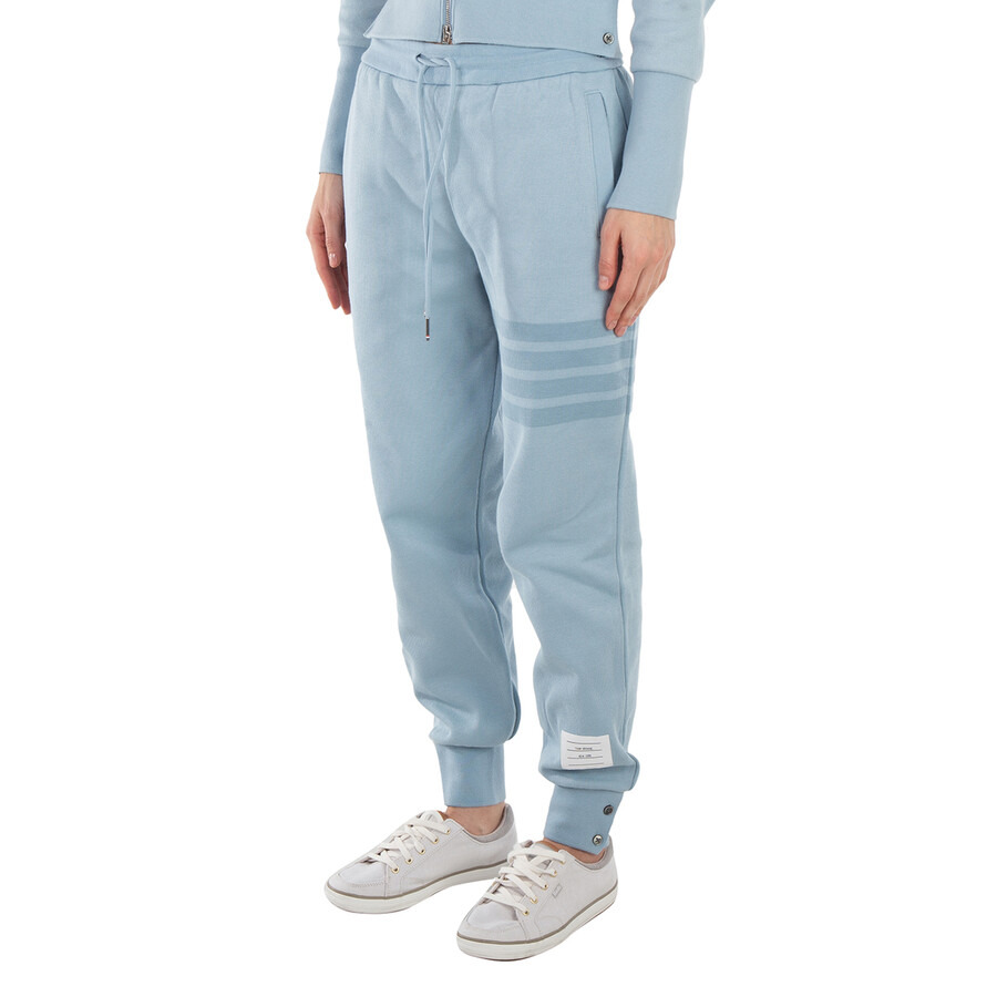 Thom Browne Ladies Double Face Knit 4-Bar Sweatpants - 3