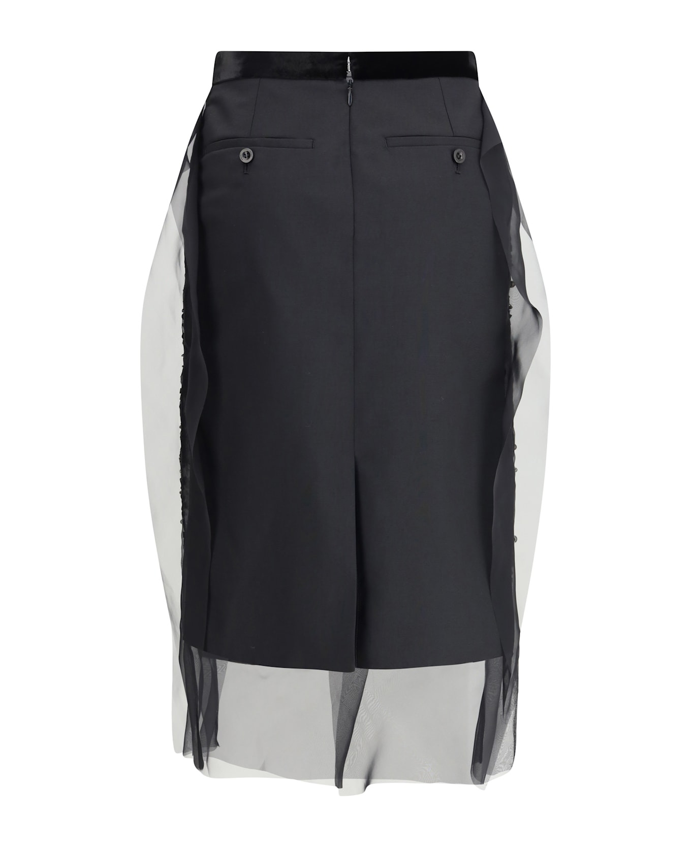 Sequin Embroidery Skirt - 2