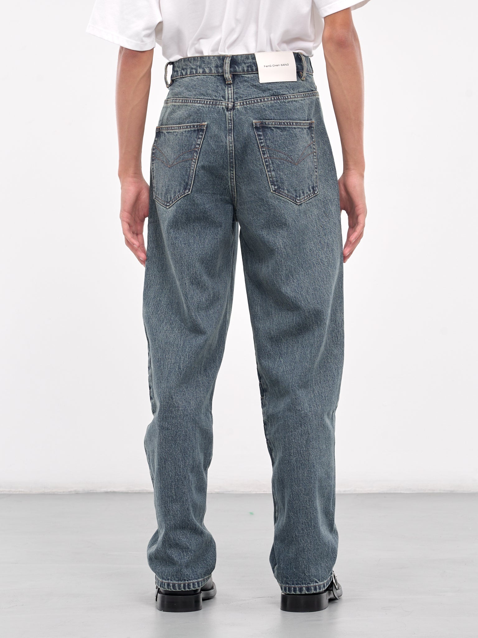 Denim Seaming Jeans - 3