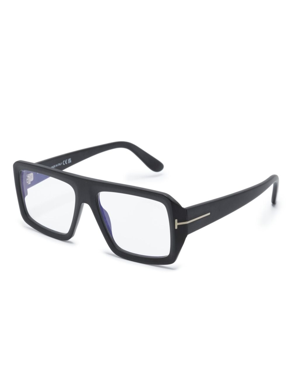 FT5903B logo-engraved square-frame glasses - 2