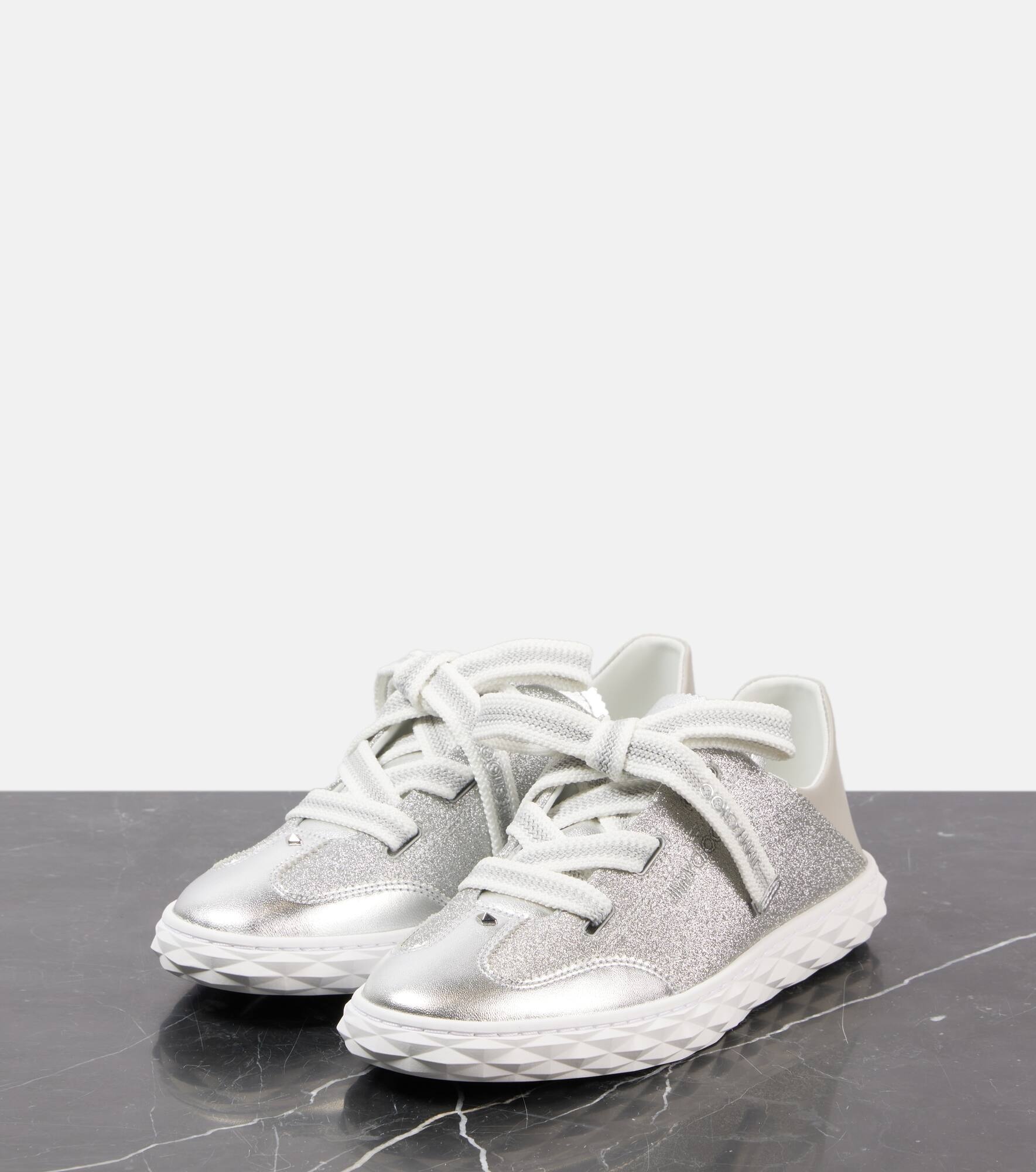Diamond Light Flex/F leather-trimmed sneakers - 4
