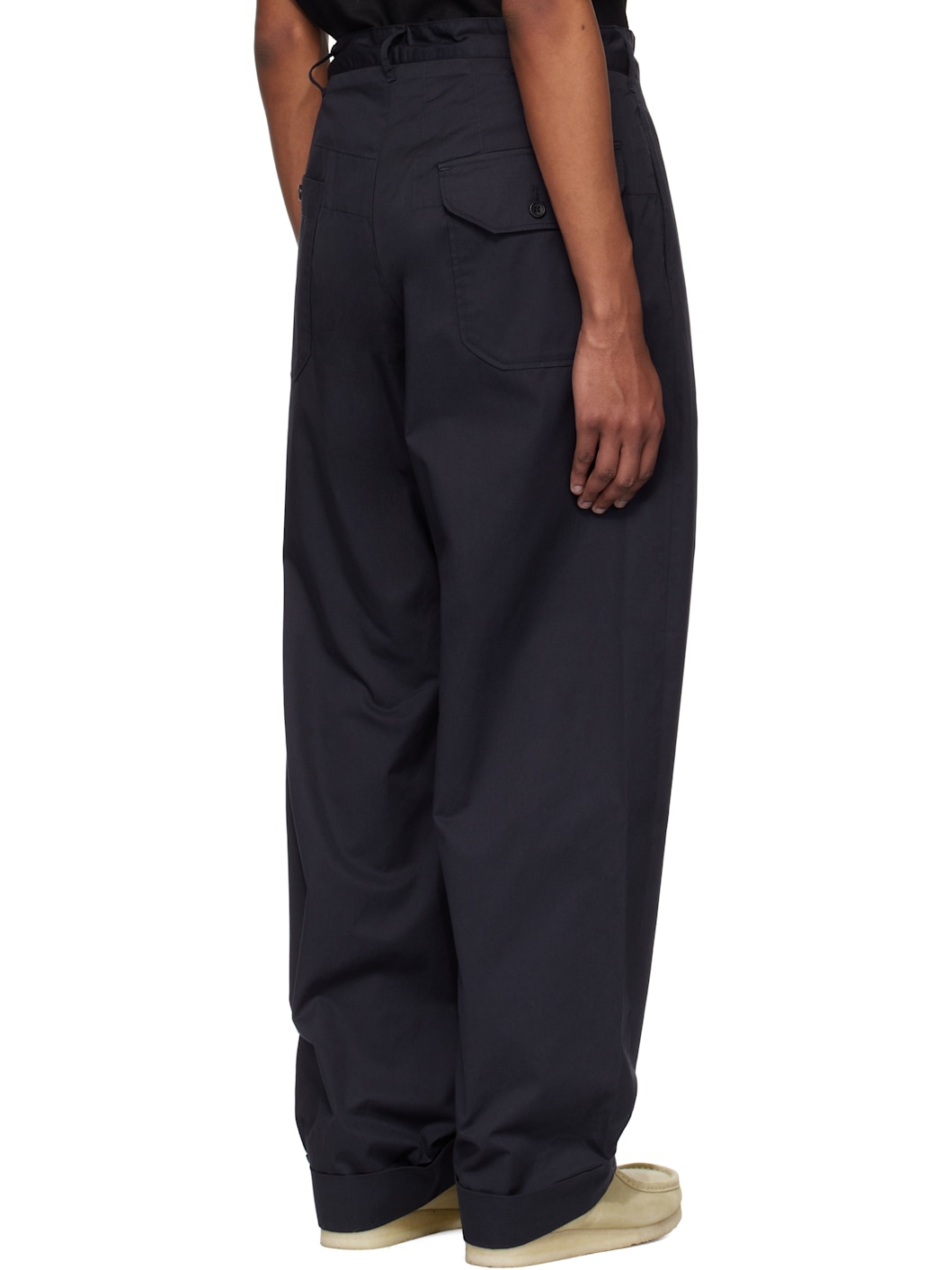 Navy Carlyle Trousers - 3