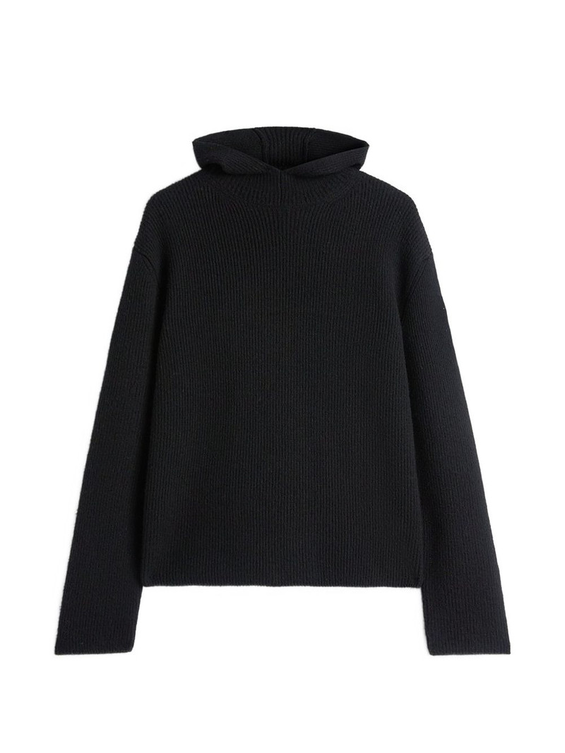 x Moncler ribbed-knit hood sweater 1