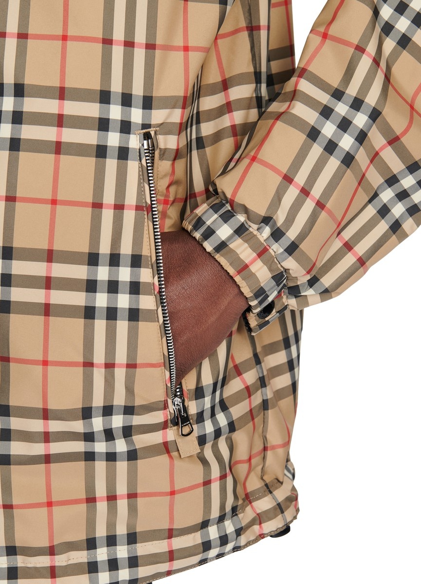 Reversible Check Recycled Polyester Jacket - 5