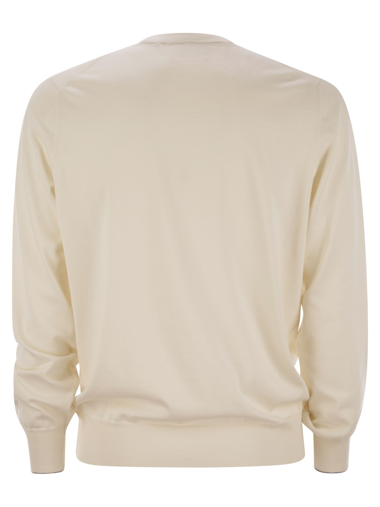 Brunello Cucinelli Men Lightweight Cotton Sweater - 2
