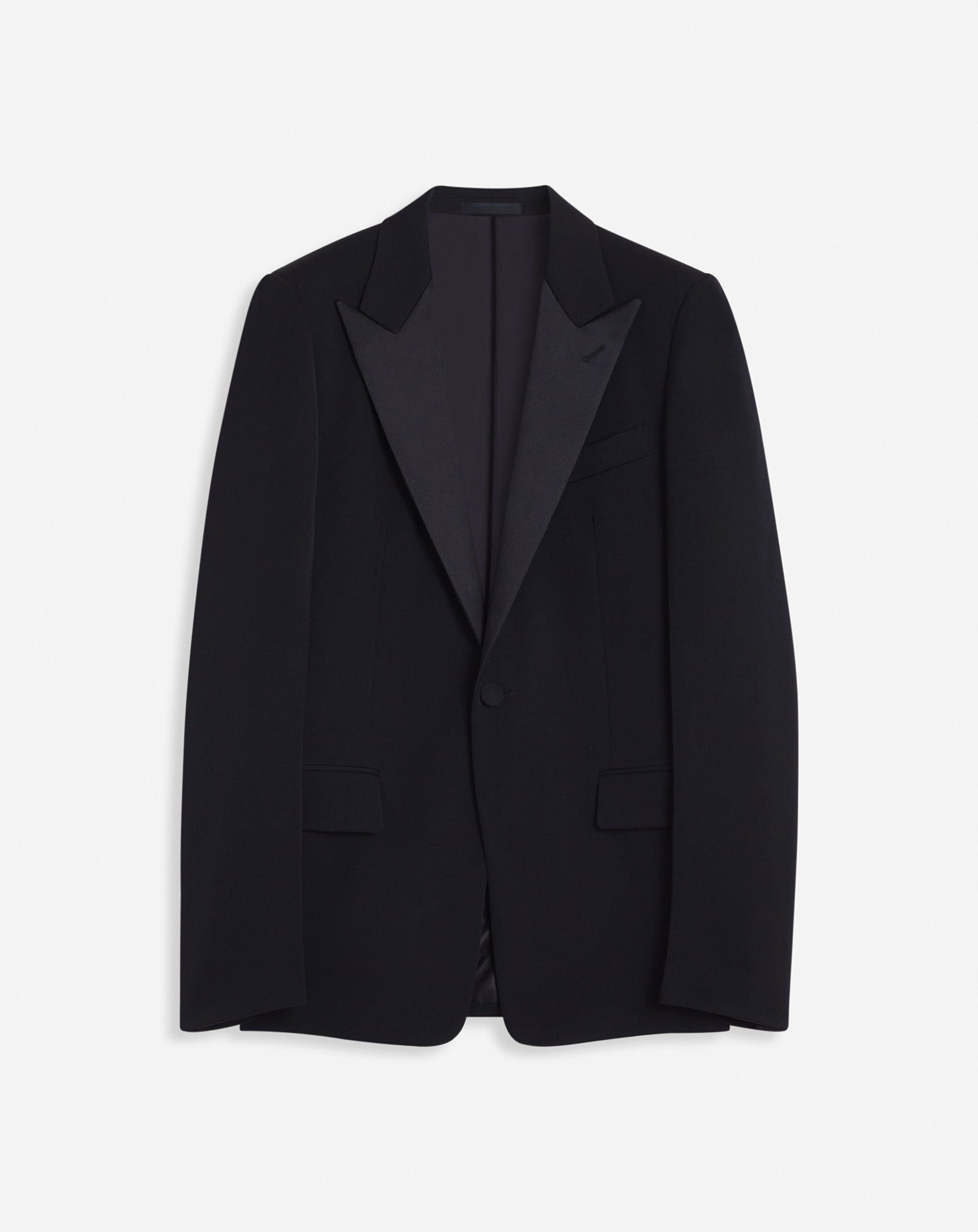 SATIN COLLAR TUXEDO JACKET - 1