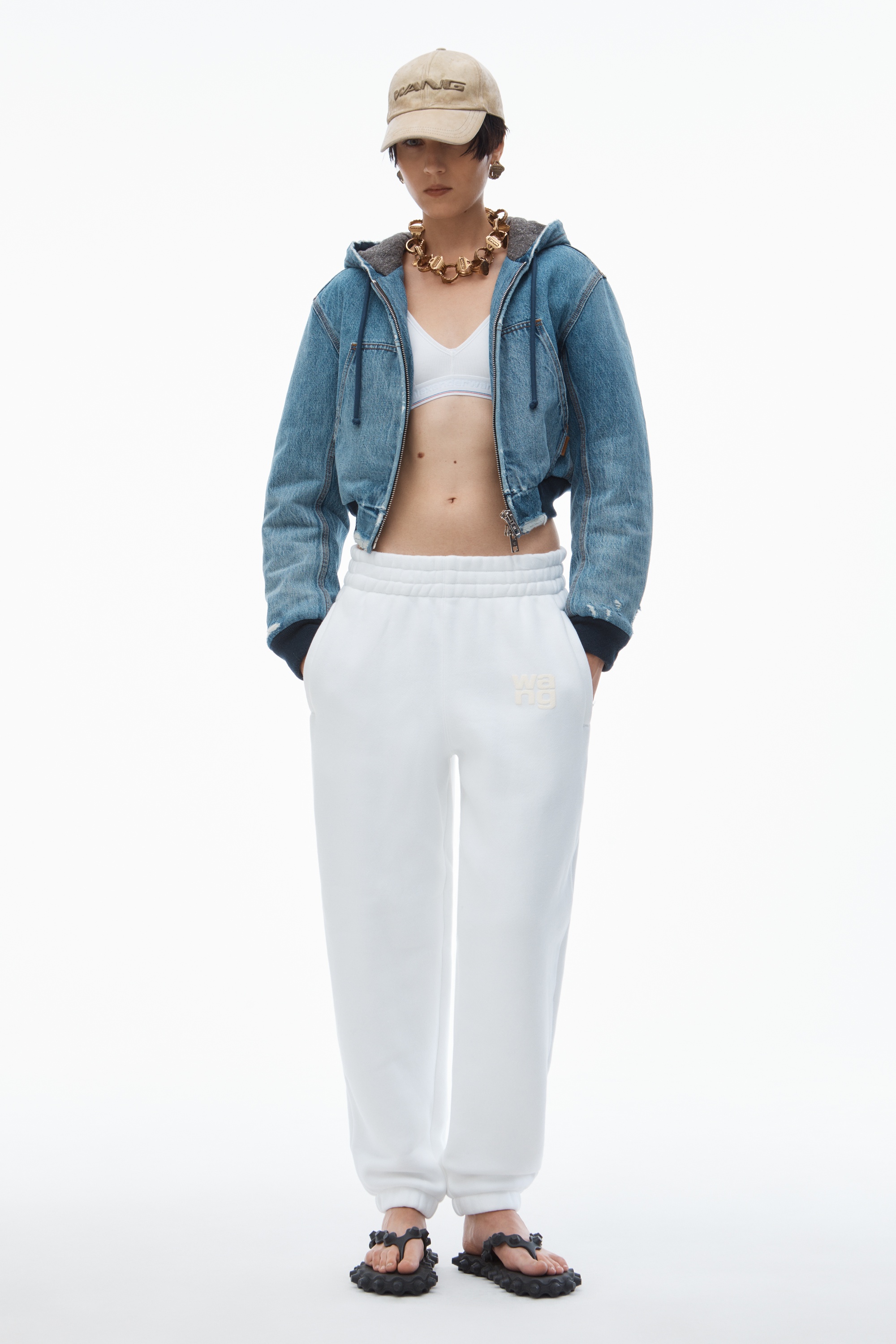 PUFF LOGO SWEATPANT IN STRUCTURED TERRY - 2