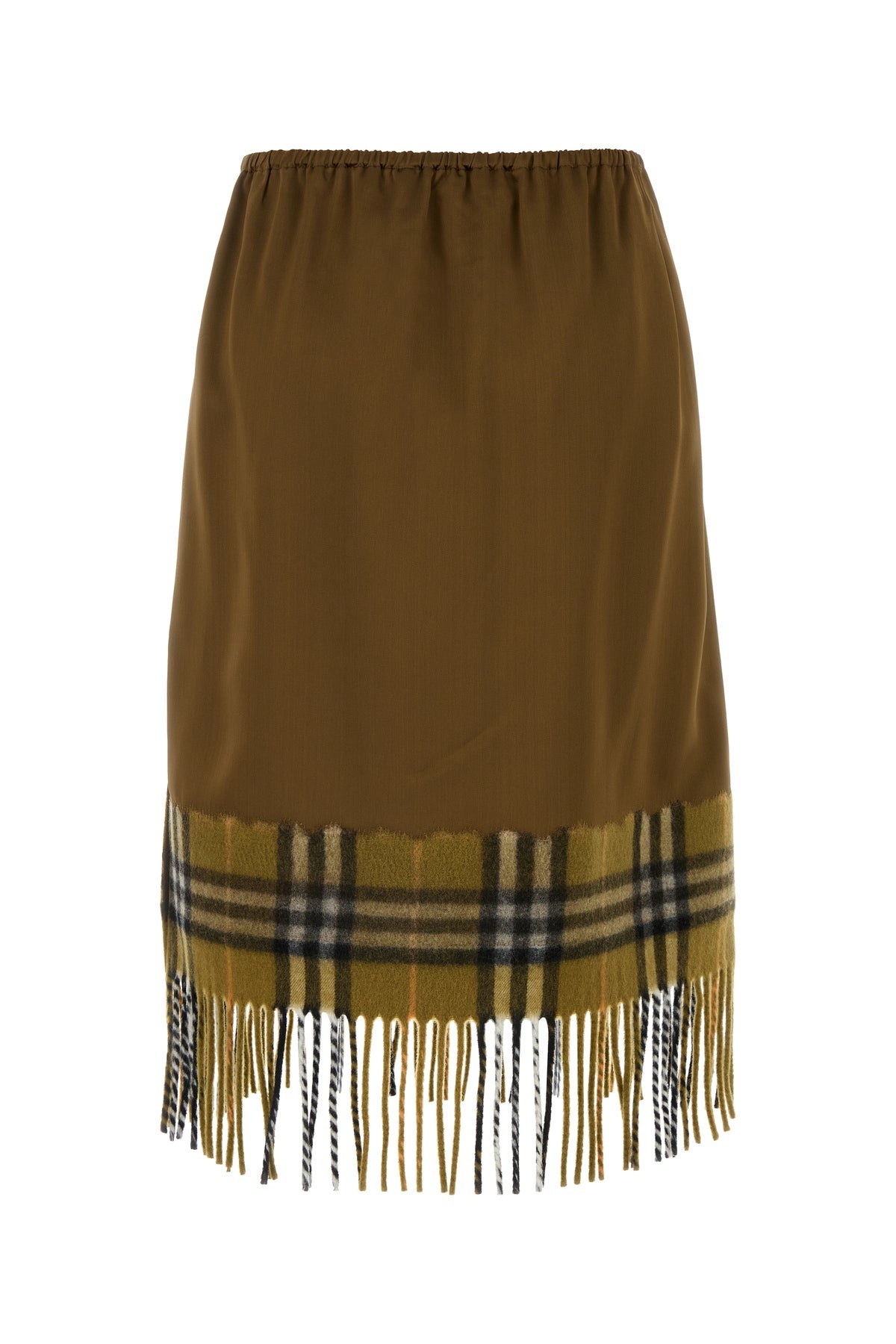 Biscuit satin skirt - 2