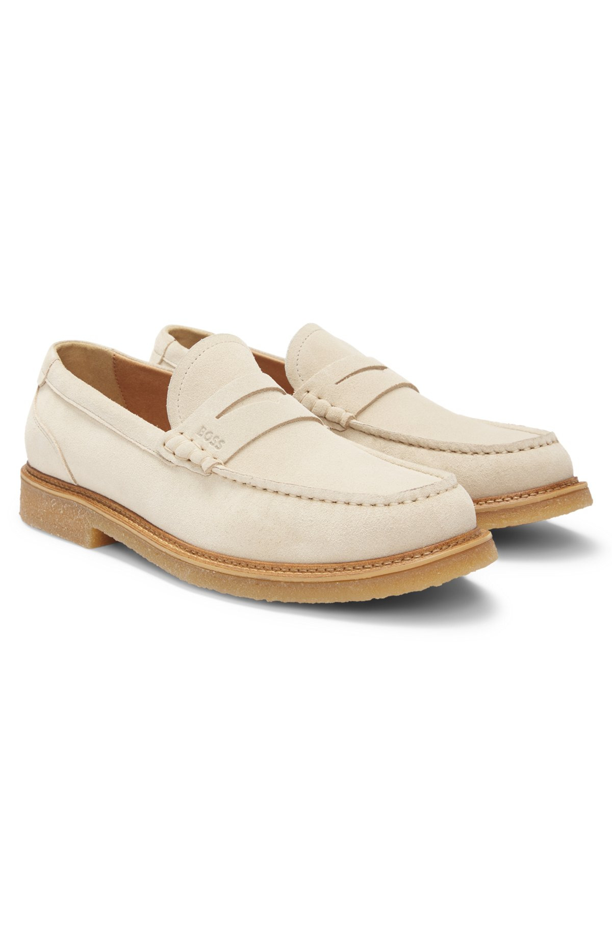 SUEDE MOCCASINS WITH CREPE OUTSOLE - 2